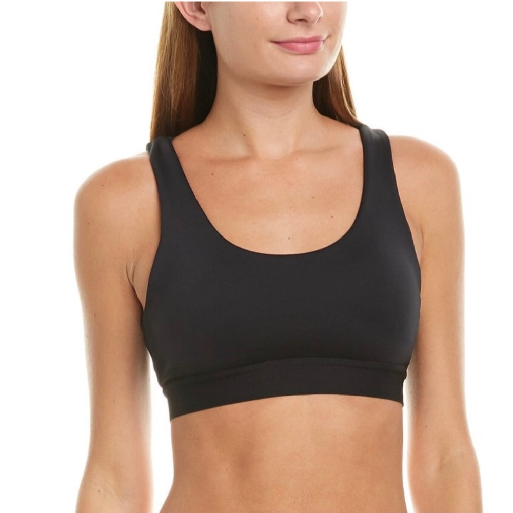 Koral Black and Gold Sports Bra NWT size small